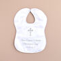 Personalised Satin Bib For Christening Or Baptism, thumbnail 1 of 6