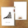 Bob Grey Seal Greetings Card, thumbnail 3 of 7