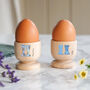Personalised Mummy And Me Wooden Egg Cups, thumbnail 3 of 4