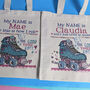 Personalised Love To Roller Skate Bag, thumbnail 6 of 12