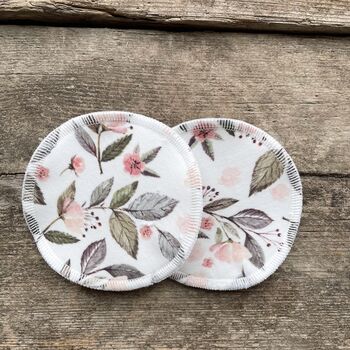 Hedgerow, Spring/ Mustard Floral Reusable Breast Pads, 2 of 4