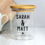Personalised Free Text Glass Jar With Bamboo Lid, thumbnail 6 of 8