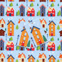 House Pattern Gift Wrap, thumbnail 1 of 2