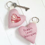Personalised Initial Heart Keyring Gift, thumbnail 7 of 12