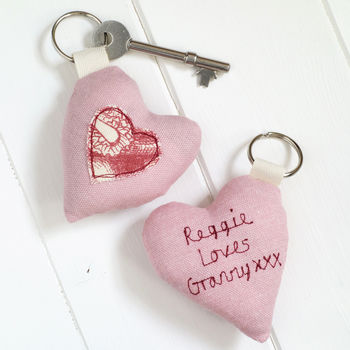 Personalised Initial Heart Keyring Gift, 7 of 12