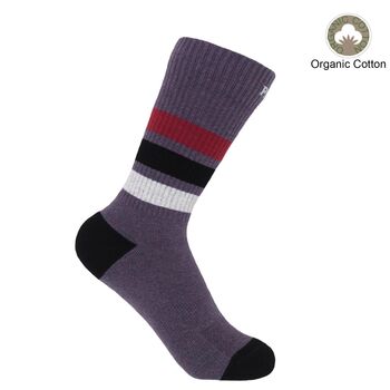 Striped Organic Women's Sport Socks Bundle, 4 of 5