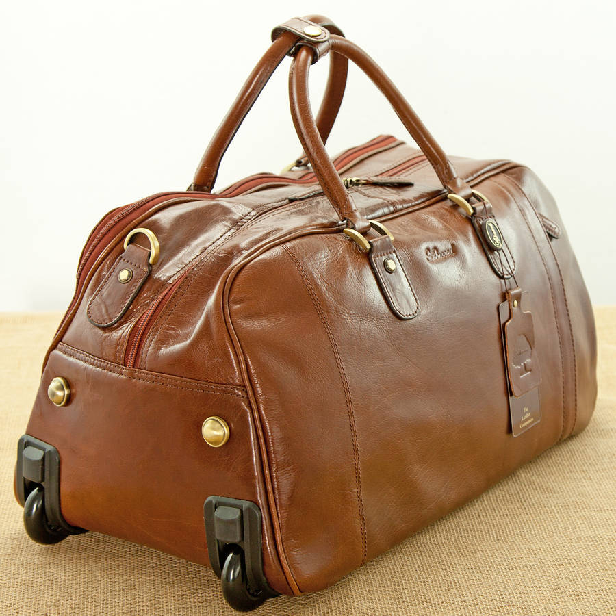 Leather Holdall Bag And Balvenie Doublewood Whisky By Jones and Jones ...