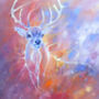 Stag In The Ether Oil Painting, thumbnail 4 of 9