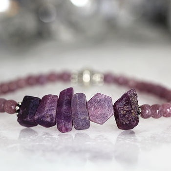 Purple Sapphire Bracelet By Artique Boutique | notonthehighstreet.com