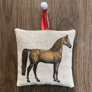 Vintage Equestrian Horse Lavender Bag, 6 of 9