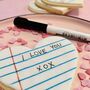 Valentine's Day Love Heart Gift Note Biscuit Gift, thumbnail 1 of 6