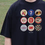 Man United Beer Mats Oversized T Shirt, thumbnail 10 of 10