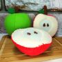 Cuttable Felt Apple Toy – Interactive, Handmade, Ukca/Ce Certified, thumbnail 4 of 6