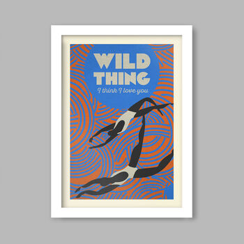 Wild Thing Wild Swimming Poster Print, 3 of 3