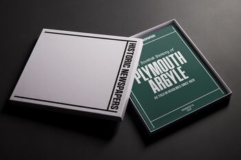 Plymouth Argyle Personalised Football Gift Newspaper History Book, 3 of 12