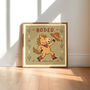 Rodeo Horse Print, Cowboy Horse, Western Nursery Print Green, thumbnail 1 of 12
