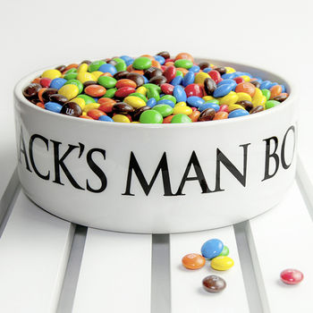 Personalised Super Size Man Bowl, 2 of 5