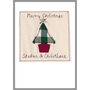 Personalised Christmas Tree Card For Him Or Her, thumbnail 8 of 12
