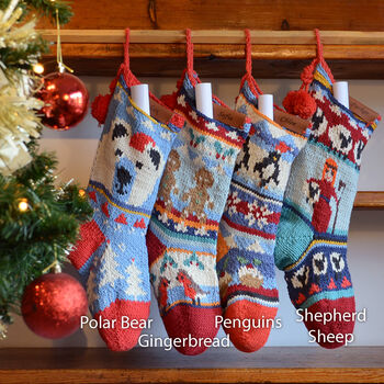 Short Christmas Stocking Personalised, 6 of 6