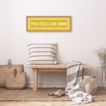 Framed This Feels Like Home Print, 5 of 10