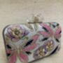 Multicoloured Handcrafted Clutch Bow Clasp Bag, thumbnail 1 of 6