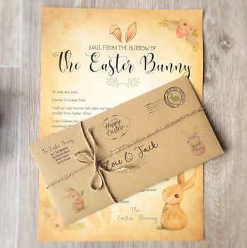 Personalised Letter From The Easter Bunny With Wax Seal, 5 of 8