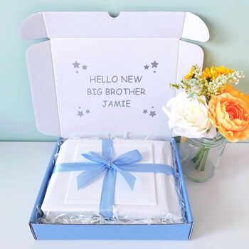 New Big Brother Sibling Gift Box Star Keepsake, 2 of 10