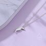 Sterling Silver Tiny Toucan Bird Pendant Necklace, thumbnail 6 of 12