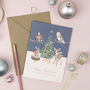 Festive Woodland Christmas Cards, thumbnail 1 of 2