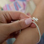 Dragonfly Sterling Silver Ball Bead Bracelet, thumbnail 1 of 5