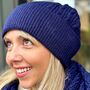 Personalised Cable Knit Winter Hat, thumbnail 2 of 6