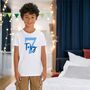 Personalised Birthday Age Organic T Shirt, thumbnail 4 of 9