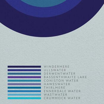 The Lakes Modernist Poster, 2 of 4