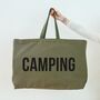 Really Big Camping Bag. Oversized Tote, thumbnail 1 of 8
