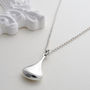 Sterling Silver Pear Drop Necklace, thumbnail 1 of 6