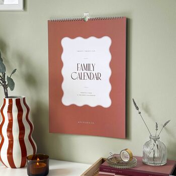 2026 A3 Family Wall Calendar With Five Columns, 5 of 12