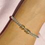 Dainty Silver Plated Milestone Birthday Decade Bracelet, thumbnail 6 of 10