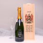 Personalised Champagne With Your Family Crest, thumbnail 1 of 2