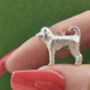 Labradoodle Sterling Silver Jewellery Charm, thumbnail 1 of 7