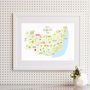 Personalised Suffolk Map: Add Favourite Places, thumbnail 2 of 4