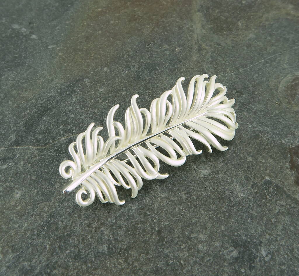White Feather Brooch, 1 of 4