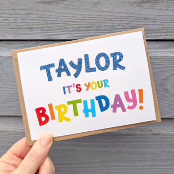 Personalised Birthday Card, 4 of 4