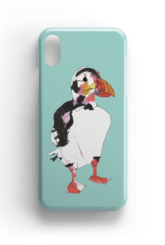 Puffin Bird Two iPhone Samsung Phone Case Casey Rogers By GigglyFox