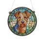 Welsh Terrier Stained Glass Effect Suncatcher, thumbnail 3 of 5