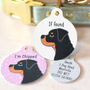 Rottweiler Personalised Dog ID Name Tag, thumbnail 1 of 11