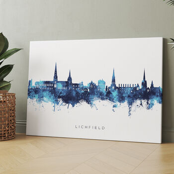 Lichfield Skyline Cityscape Art Print, 7 of 12