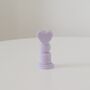 Pastel Love Heart Column Pillar Candle, thumbnail 5 of 7