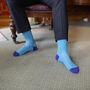 Lux Taylor Marine Luxury Crew And Trainer Men’s Socks, thumbnail 1 of 5