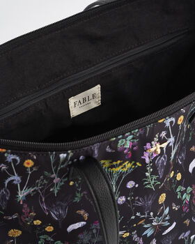 Wilderness Large Black Grab Tote, 6 of 7