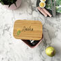 Personalised Bamboo Birth Flower Lunch Box, thumbnail 7 of 9